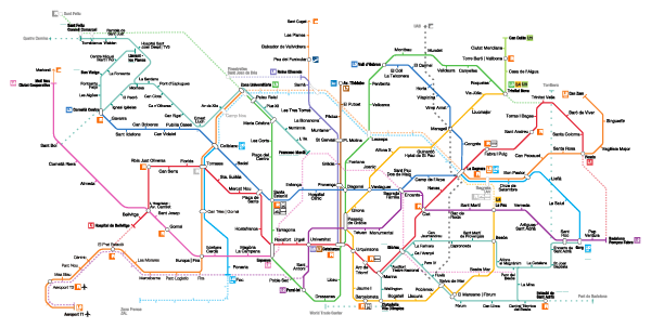 mapa metro barcelona 2021